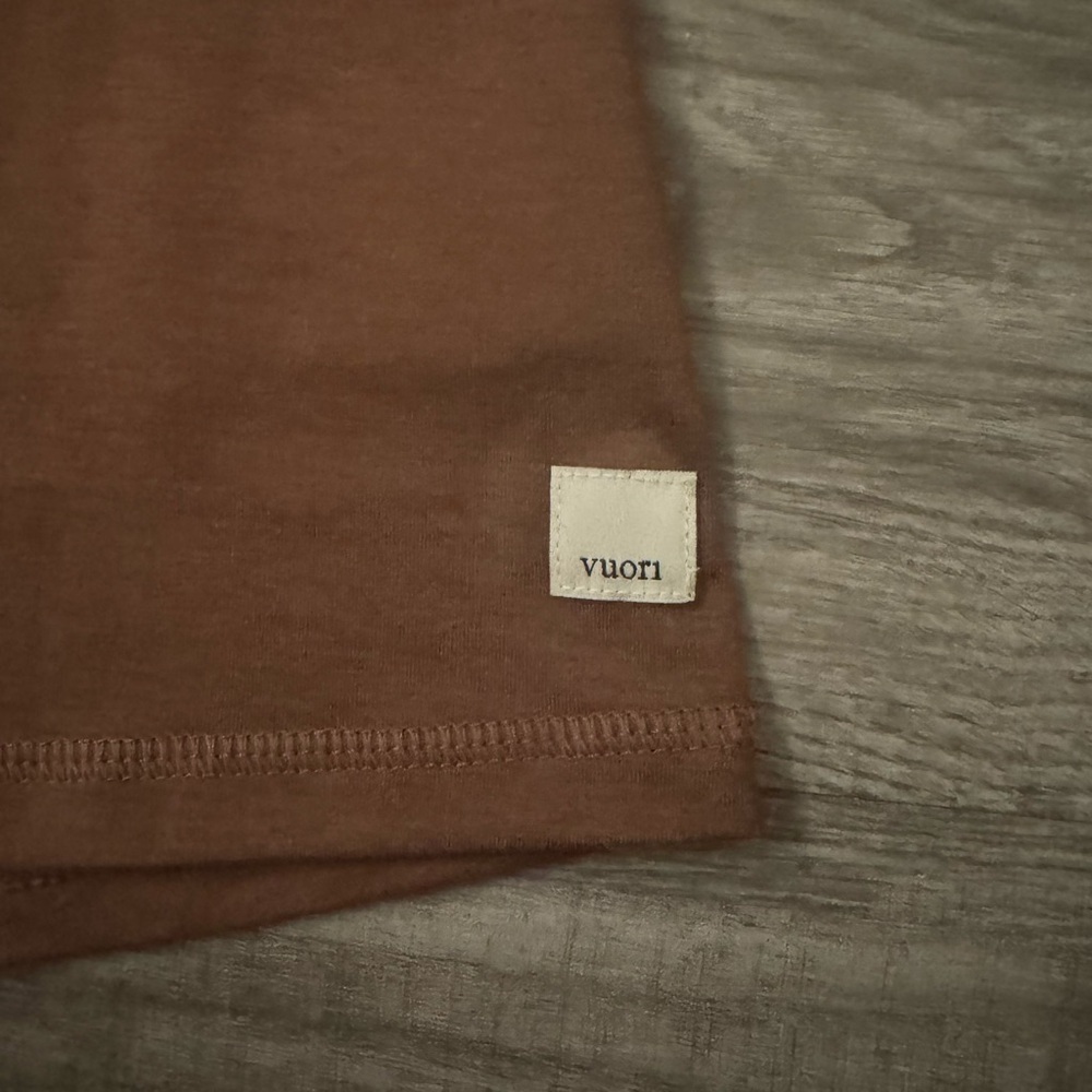 New Vuori Brown Lux Racerback Tank Top - Picture 5 of 6